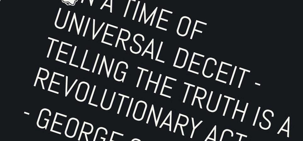 Start your week off right... with George Orwell