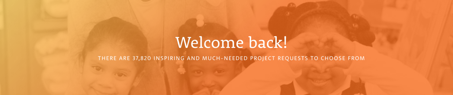 Giving Back: Donors Choose Q1