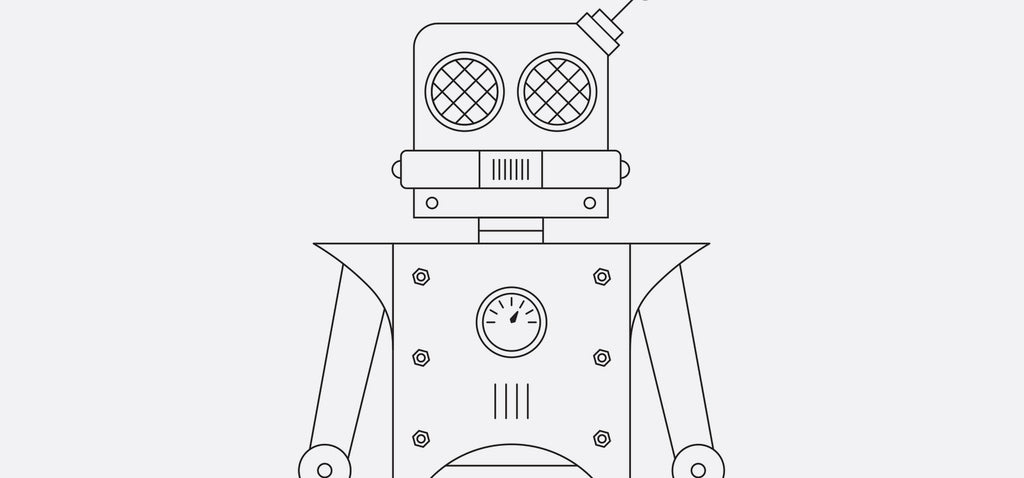 Little Robot Free Coloring Page | Studio Bueno