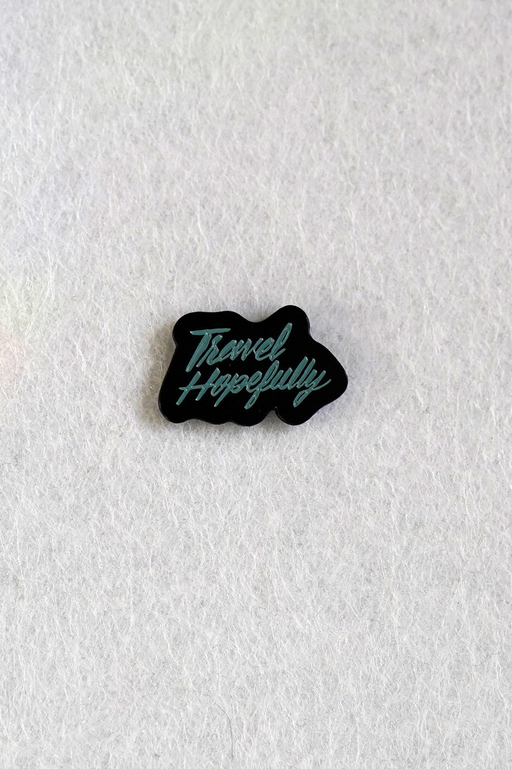 Travel Hopefully Enamel Pin | Patreon Pin Club