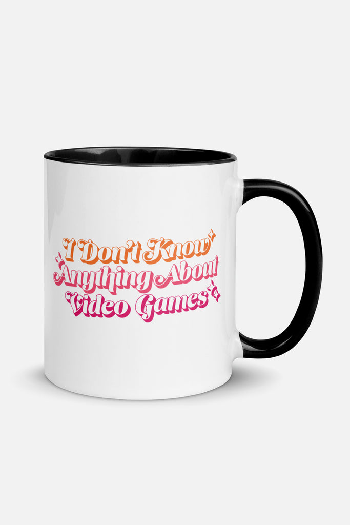 I Don't Know Anything About Video Games Colorful Mug | Sam Maggs