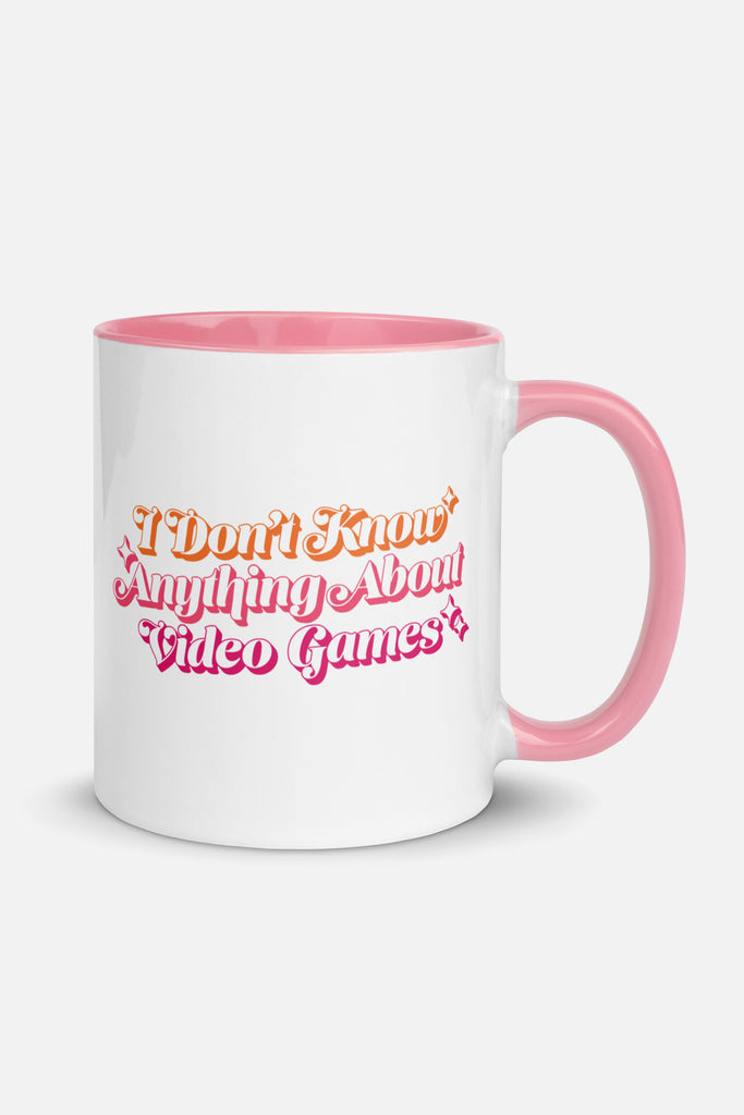 I Don't Know Anything About Video Games Colorful Mug | Sam Maggs