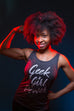 Geek Girl Power Unisex Tank Top
