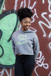 Geek Girl Power Crop Hoodie