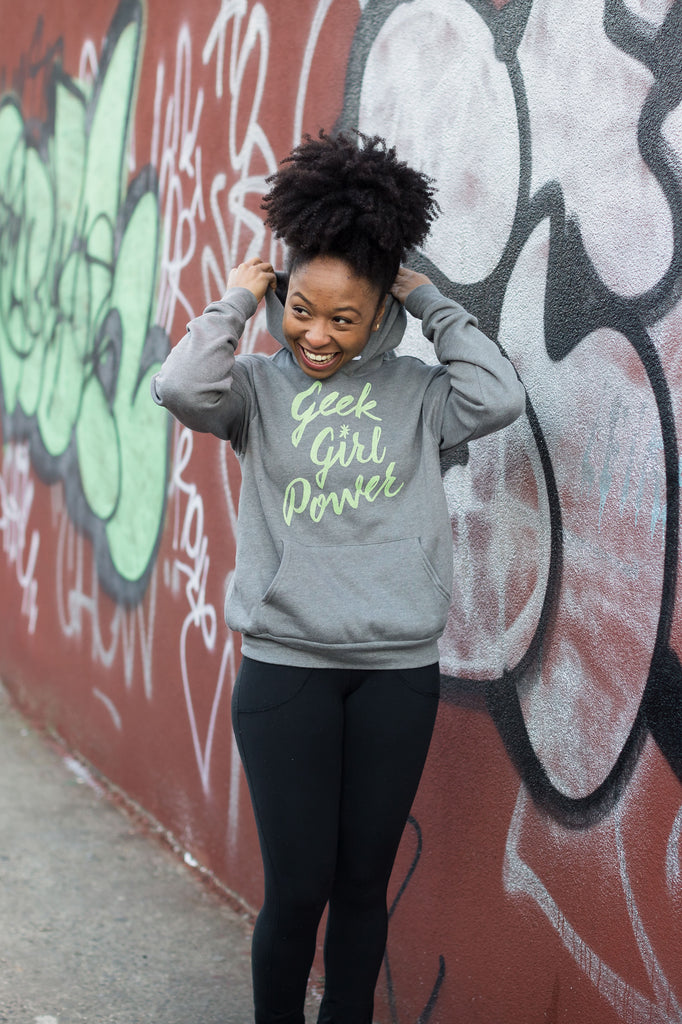 Geek Girl Power Unisex Hoodie