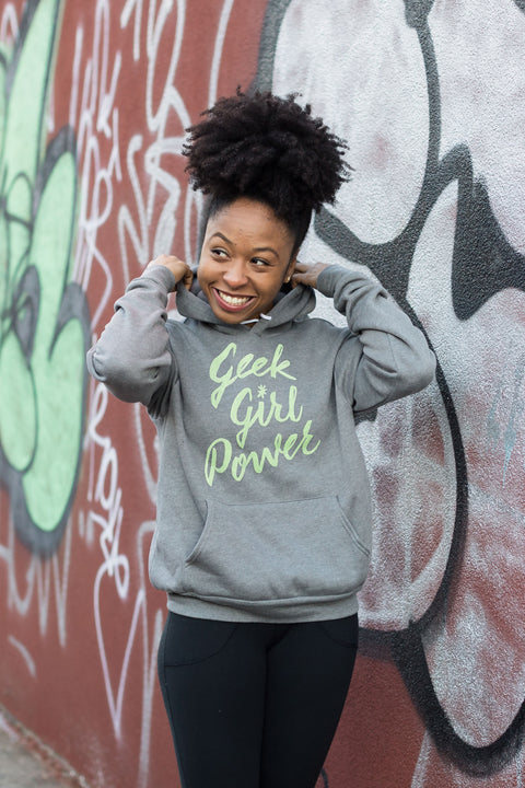 Geek Girl Power Unisex Hoodie