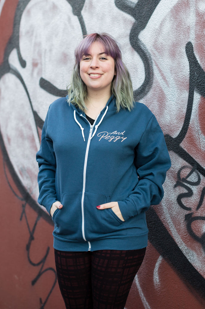 And Peggy Zipper Hoodie