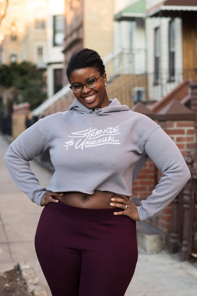 Strange and Unusual Crop Hoodie – jordandene