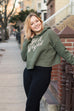 Yer a Wizard Crop Hoodie