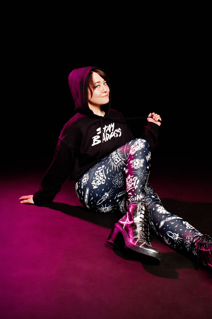 Stay Badass Unisex Hoodie | Bombsheller x Jordandene