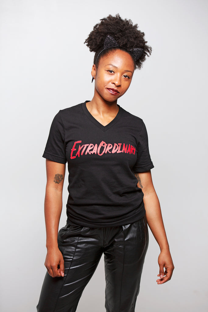 ExtraOrdinary Unisex V-Neck T-Shirt | V.E. Schwab Official Collection