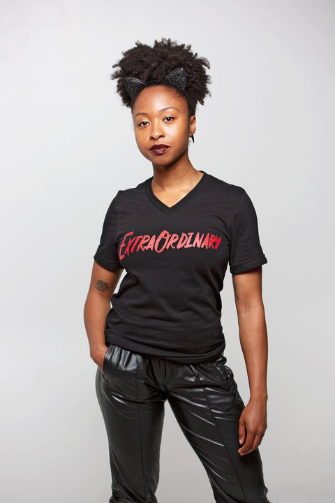 ExtraOrdinary Unisex V-Neck T-Shirt | V.E. Schwab Official Collection