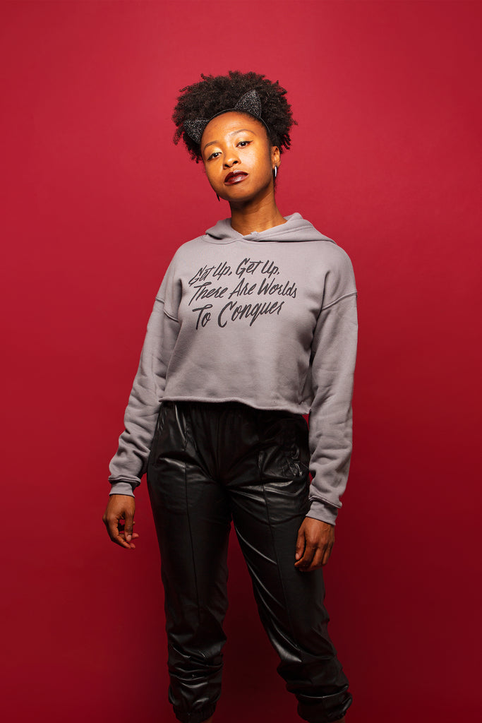 Get Up Crop Hoodie | V.E. Schwab Official Collection