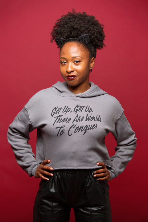 Get Up Crop Hoodie | V.E. Schwab Official Collection