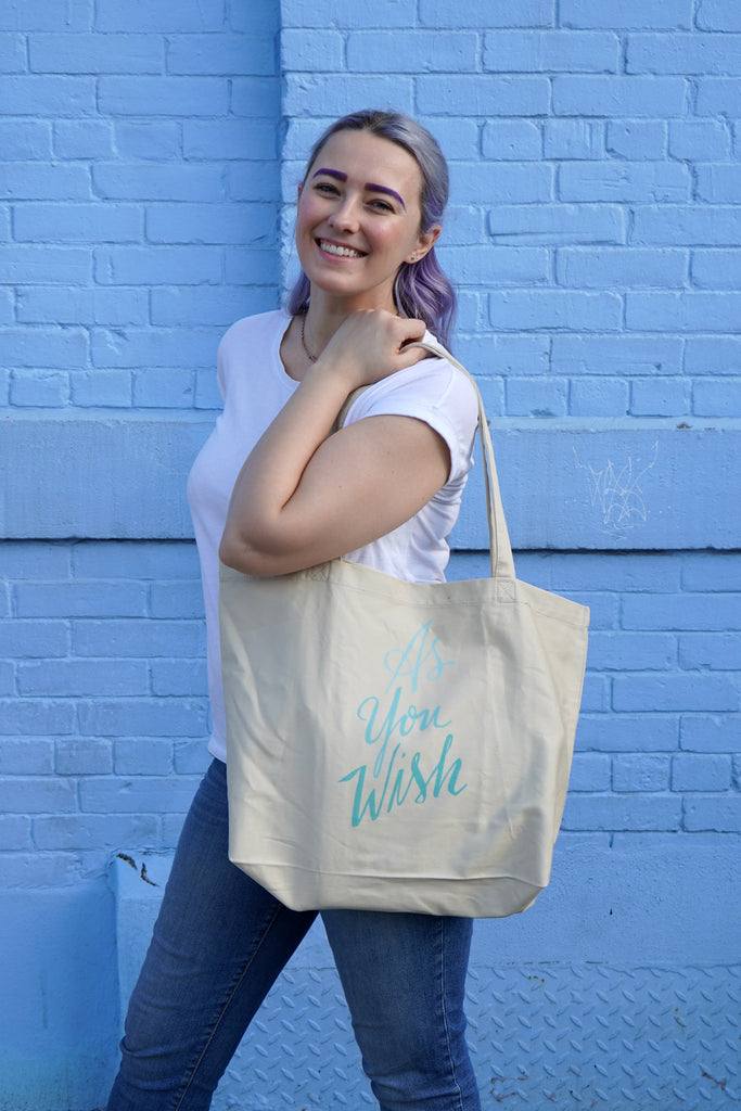 As You Wish Large Eco Tote Bag