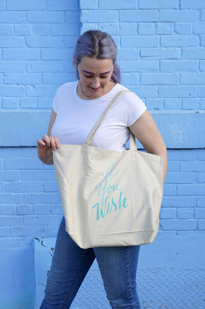 As You Wish Large Eco Tote Bag