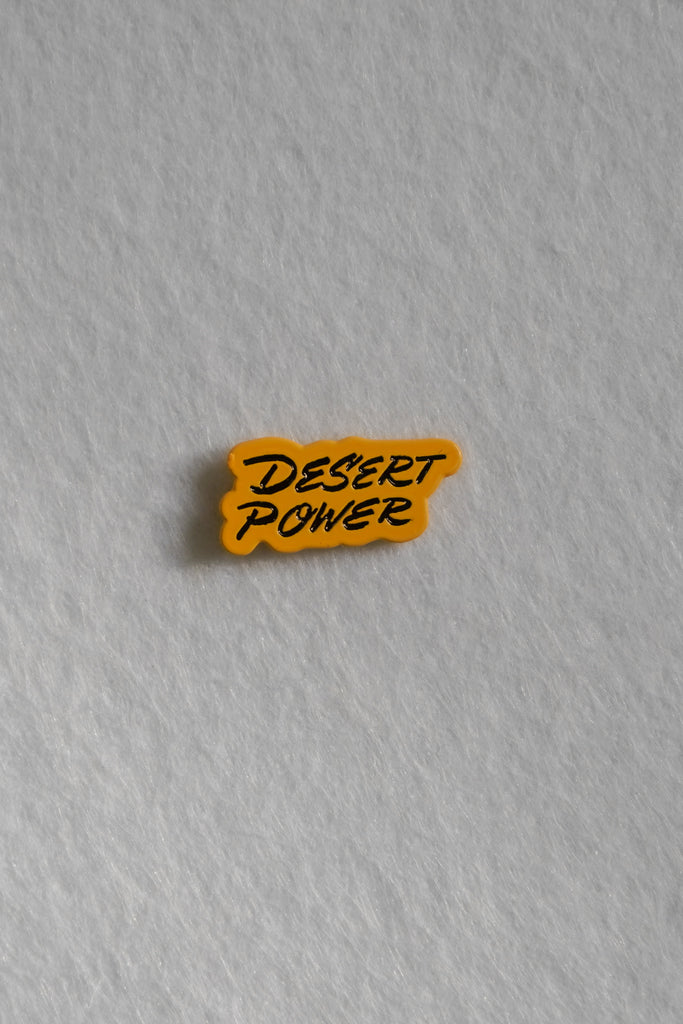 Desert Power Enamel Pin | Patreon Pin Club