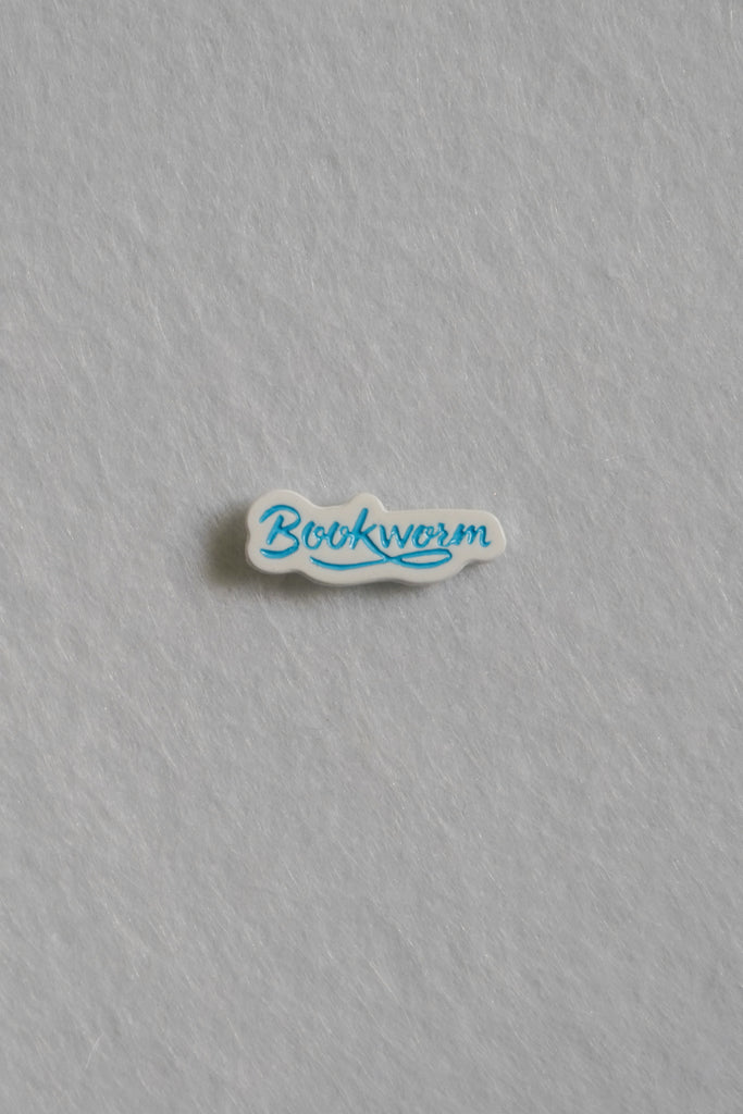 Bookworm Enamel Pin | Patreon Pin Club