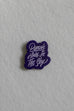 Punch Holes Enamel Pin | Patreon Pin Club