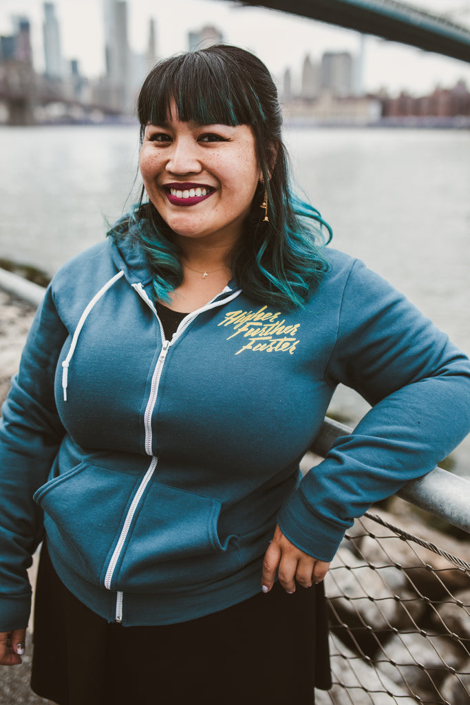Higher Further Faster Zip Up Hoodie