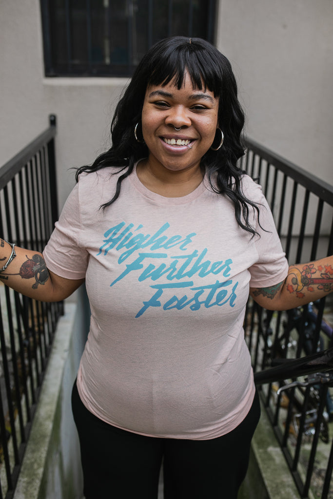 Higher Further Faster Unisex T-Shirt