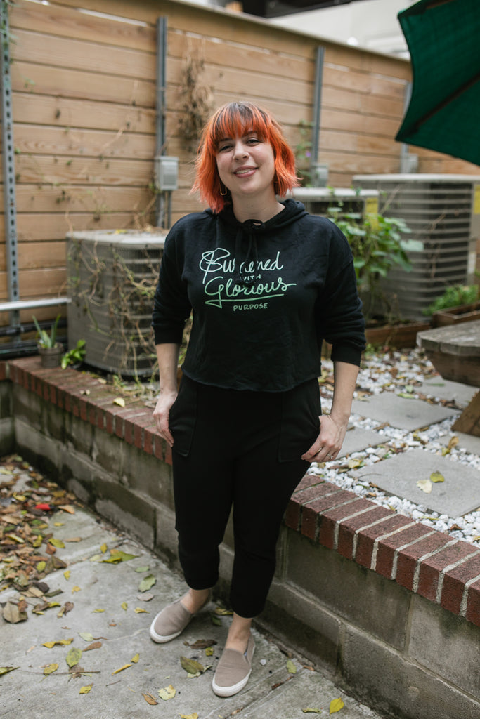 (Loki) Nerdy Crop Hoodie