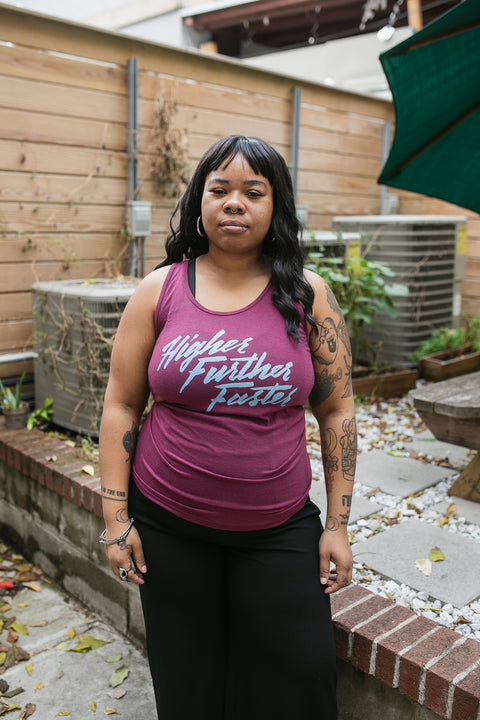 Higher Further Faster Unisex Tank Top