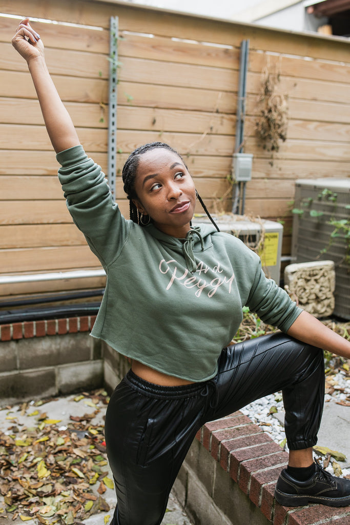 And Peggy Crop Hoodie