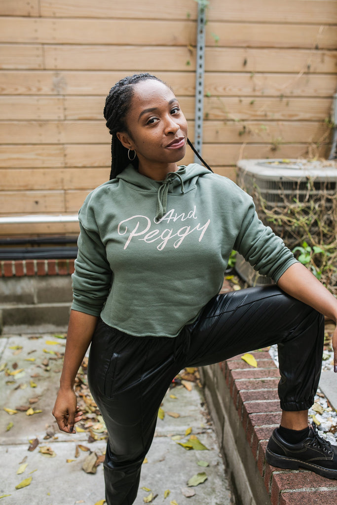 And Peggy Crop Hoodie