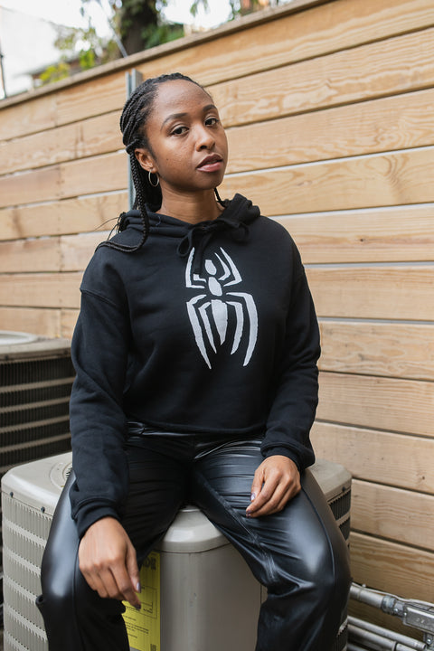 Spidey Fitted Crop Hoodie