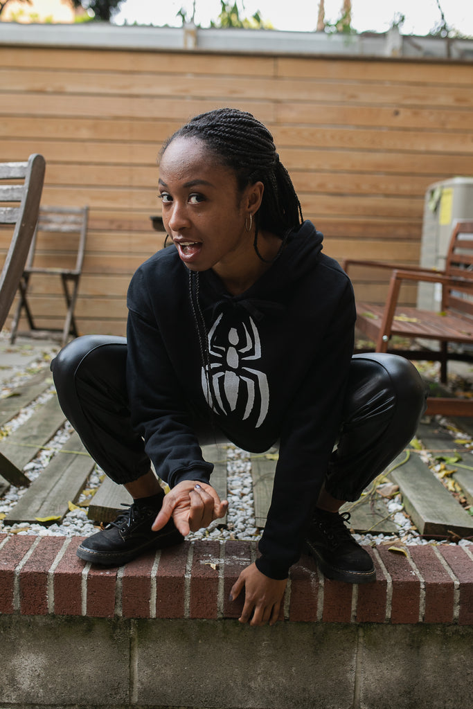Spidey Fitted Crop Hoodie