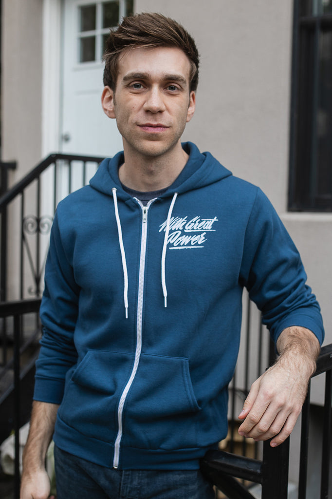 With Great Power Zip Up Hoodie