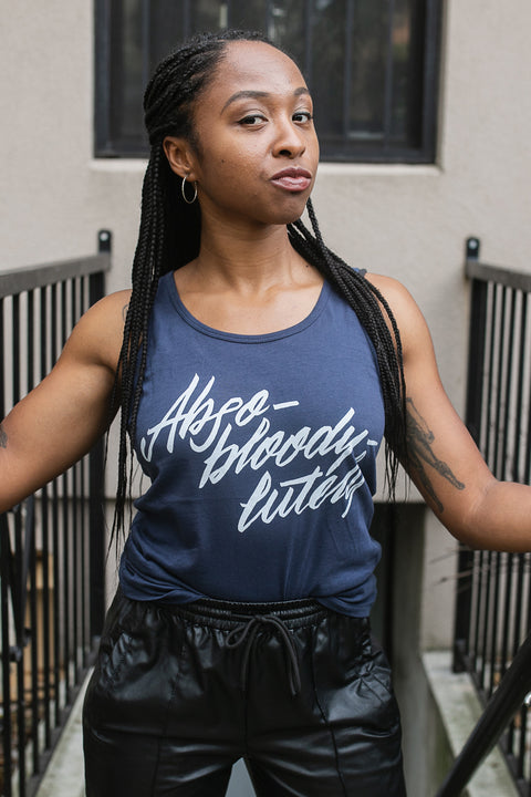 Abso-bloody-lutely Unisex Tank Top | Mackenzi Lee