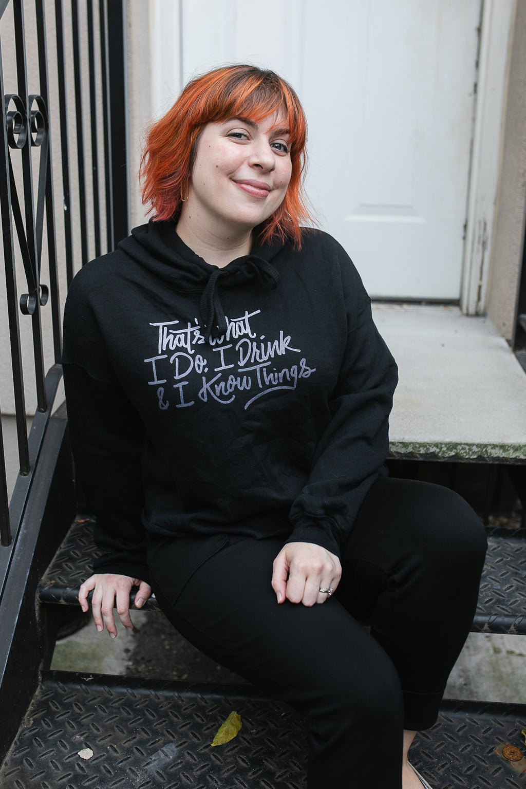 I Drink and I Know Things Crop Hoodie