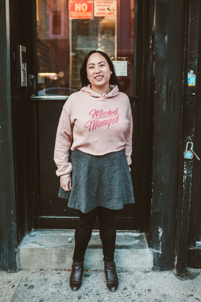 Mischief Crop Hoodie