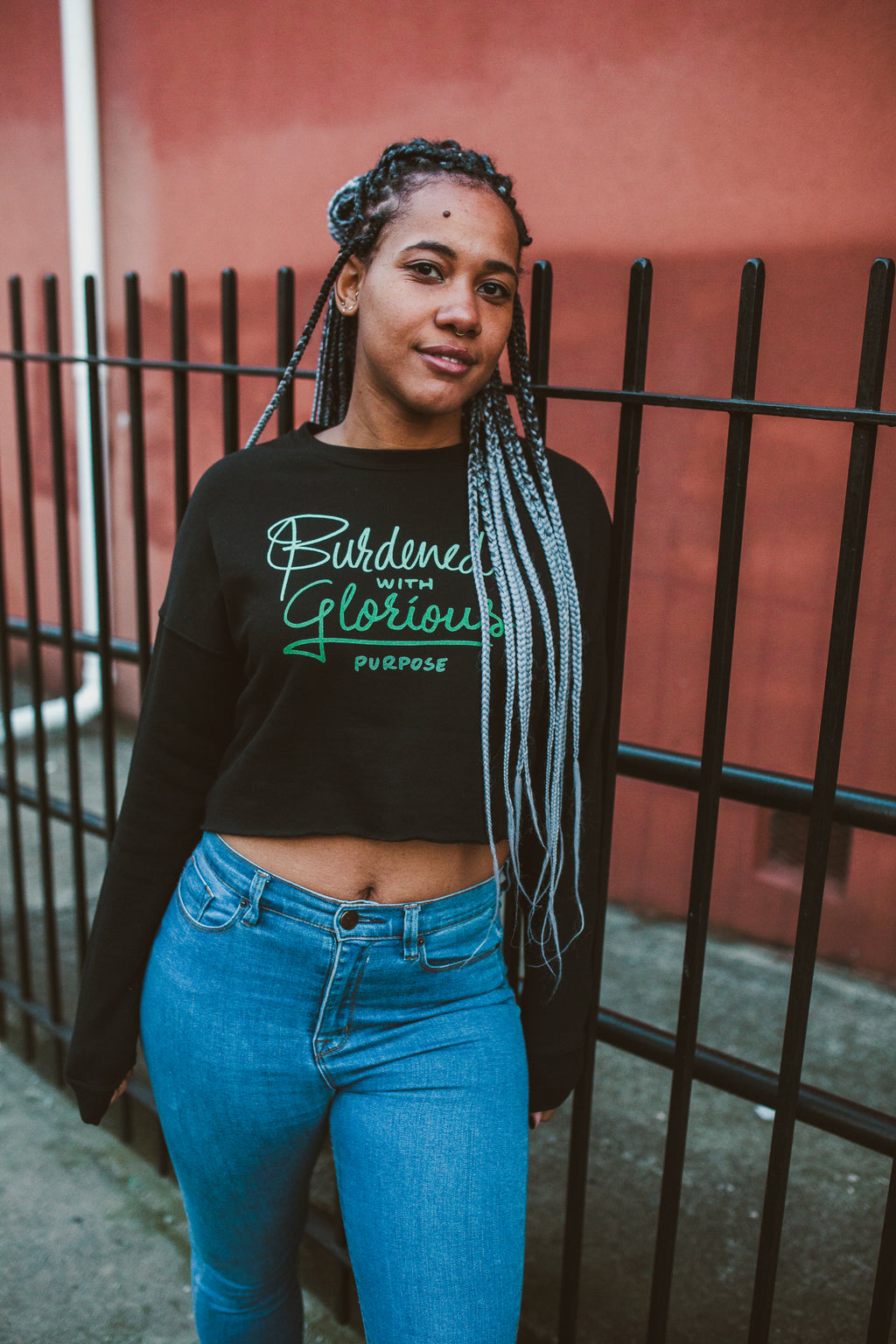 (Loki) Nerdy Crop Sweatshirt