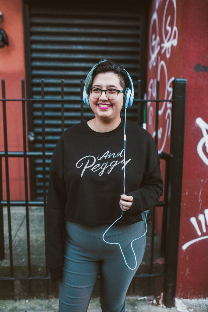 And Peggy Crop Sweatshirt