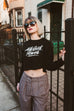 With Great Power Crop Sweatshirt
