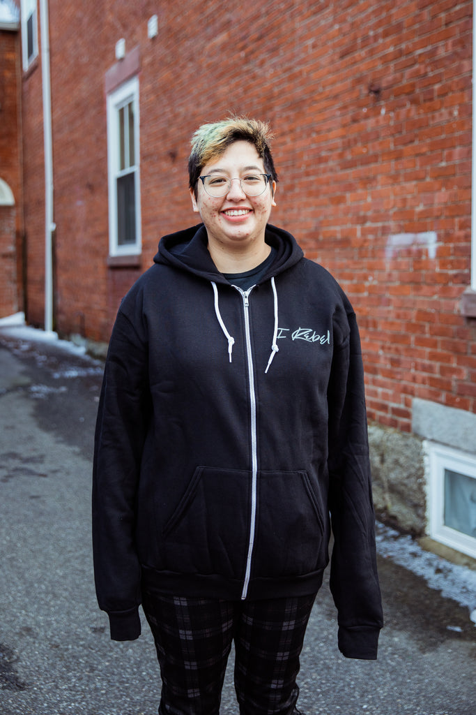 I Rebel Zipper Hoodie
