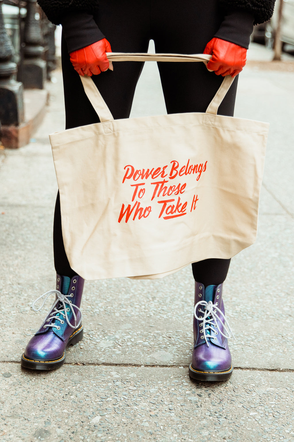 Power Belongs Large Eco Tote Bag | V.E. Schwab Official Collection