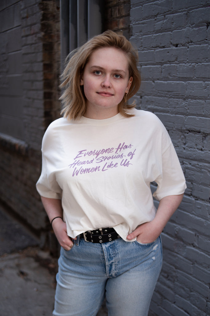 Women Like Us Loose Crop Tee | Mackenzi Lee
