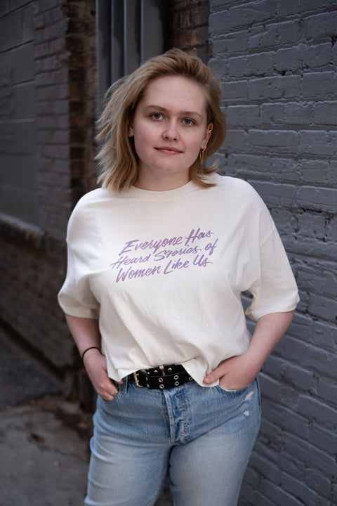 Women Like Us Loose Crop Tee | Mackenzi Lee