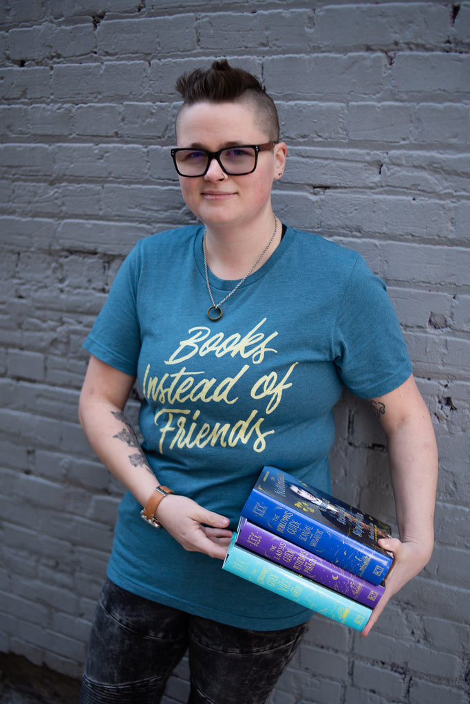 Books Instead of Friends Unisex T-Shirt | Mackenzi Lee