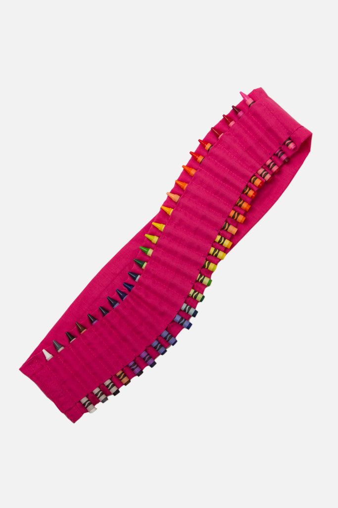 Kids Crayon Bandolier | Pink