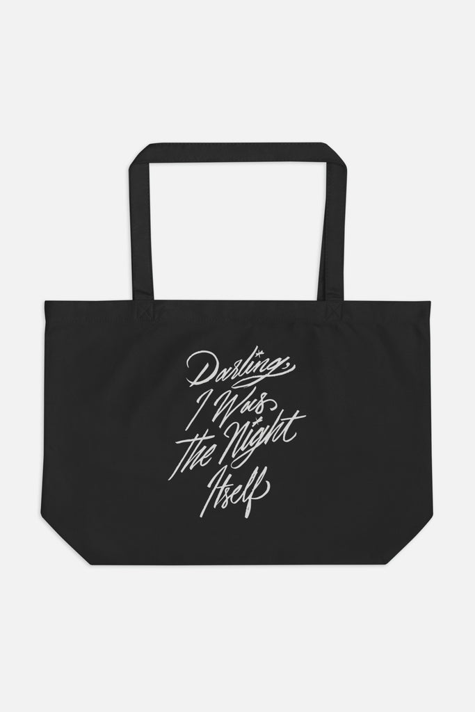 Darling, I Was the Night Itself Large Eco Tote | The Invisible Life of Addie LaRue
