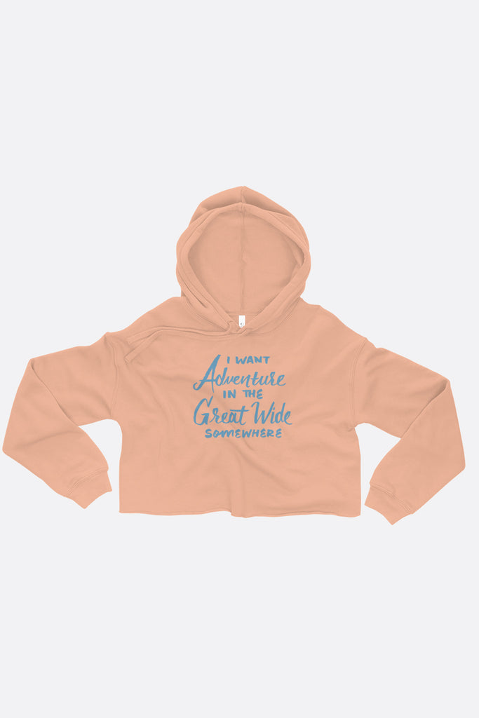 I Want Adventure Crop Hoodie