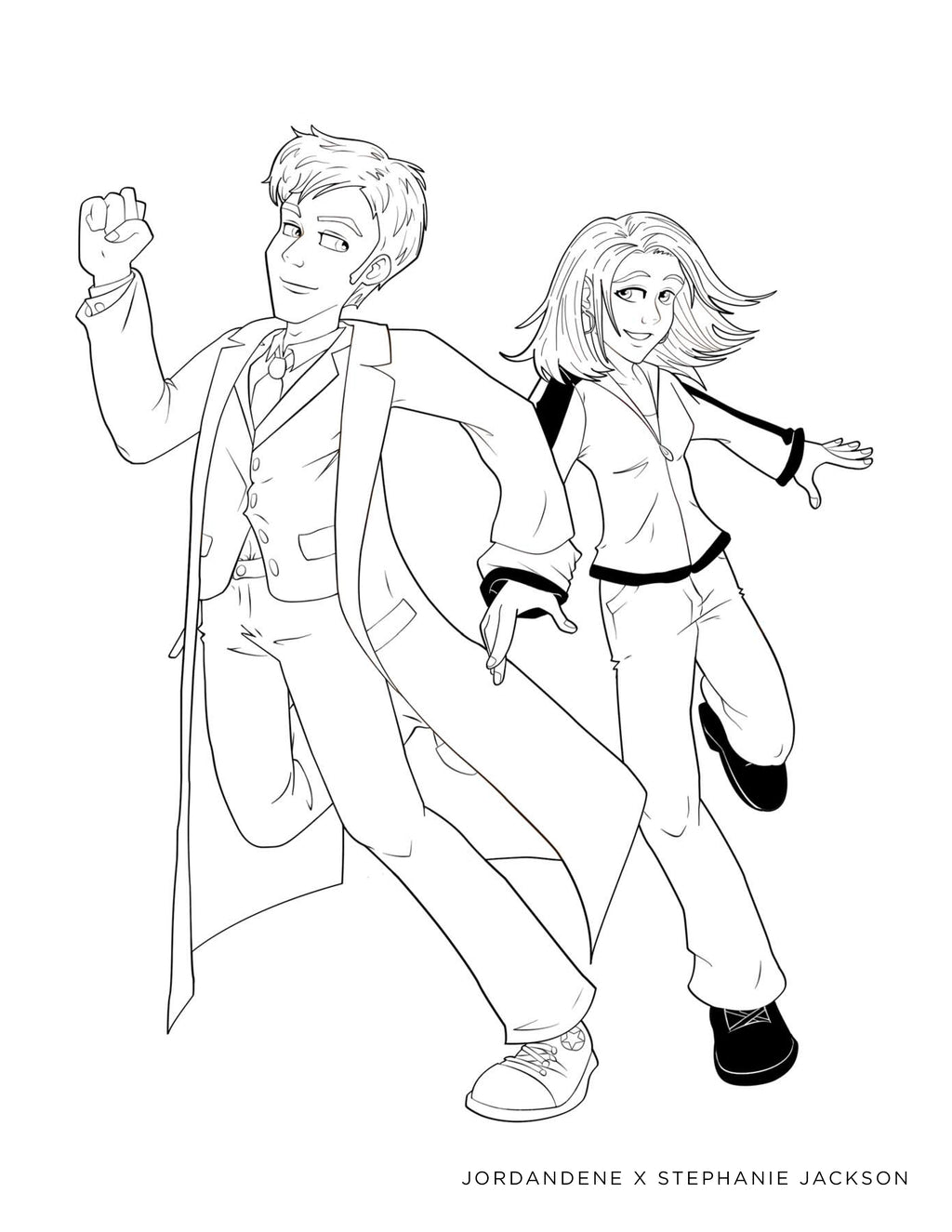 Doctor Who Free Coloring Page