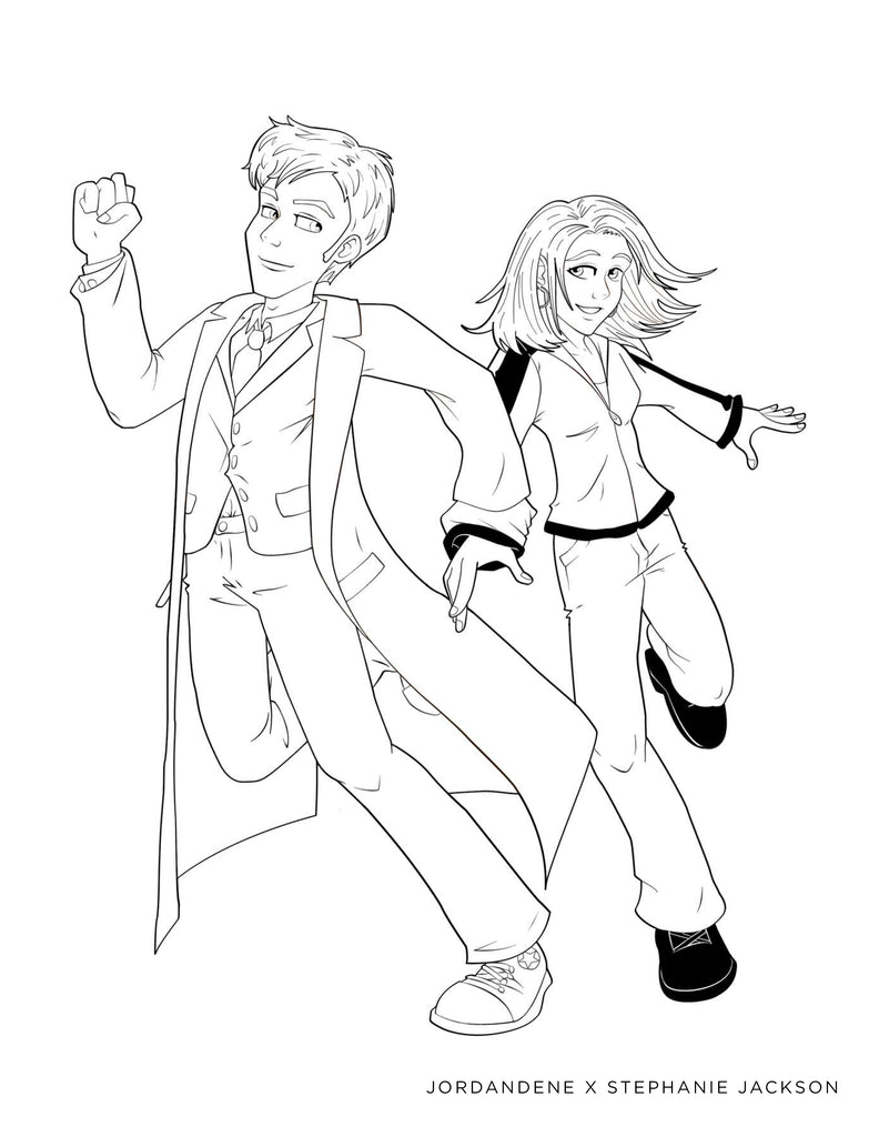 Doctor Who Free Coloring Page