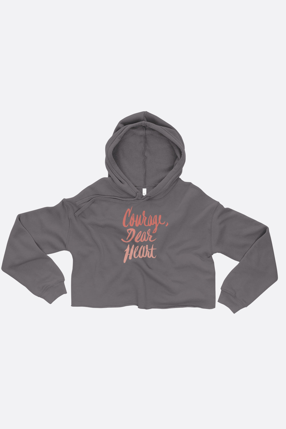Courage Dear Heart Crop Hoodie