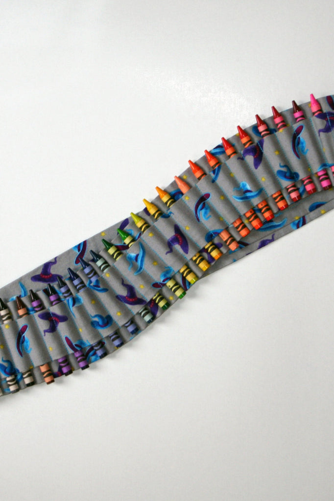 Kids Crayon Bandolier | Gray Wizard Hats
